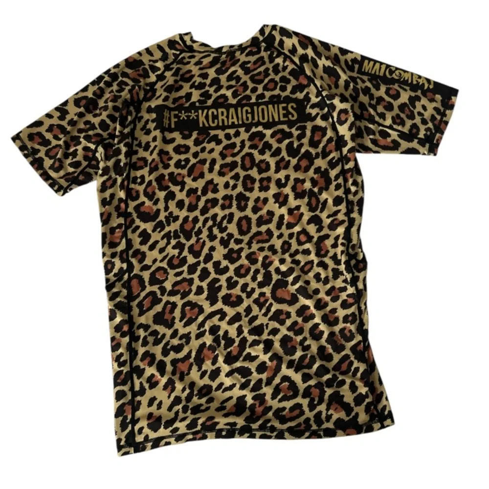 MA1 • #F**kCraigJones Gold Leopard Rash Guard - Picture 3 of 5